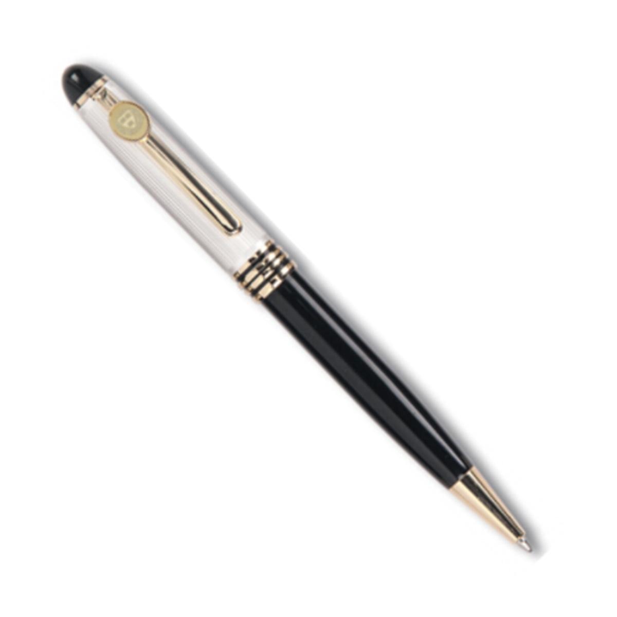 Harvard Signature Black & White Pearl Ball Point Pen